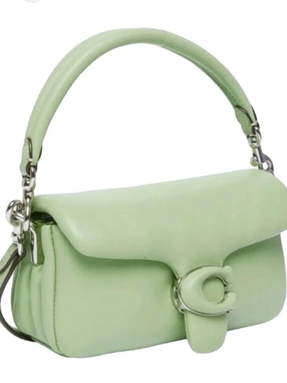 COACH pillow tabby bag 18 pistachio green Light Green purse $395 BRAND NEW